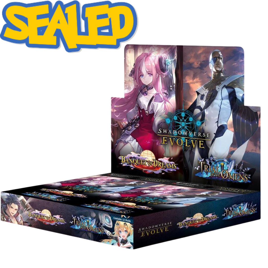 Shadowverse Evolve Banquet of Dreams & Trial of Omens Combined Set Booster Box - BP14 - Sealed - USA ONLY!