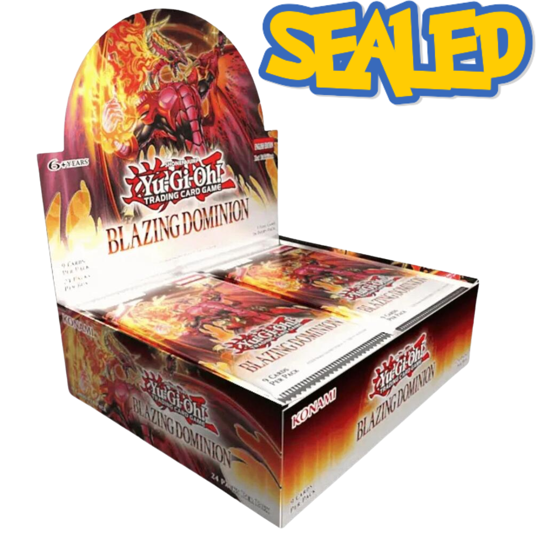 YuGIOH - Blazing Dominion - Booster Box- [1st Edition] - Sealed - USA ONLY!